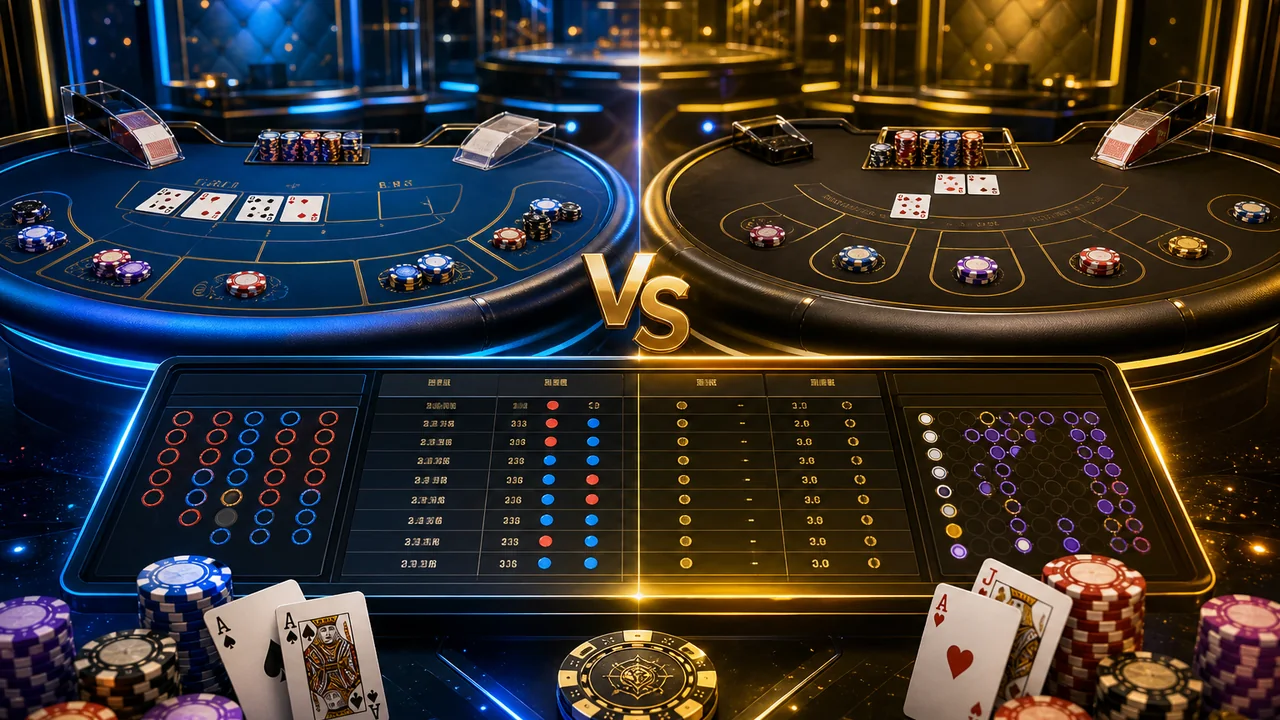 Chọn bàn theo nhịp chơi: 12bet so sánh baccarat và blackjack cho người chơi cũ