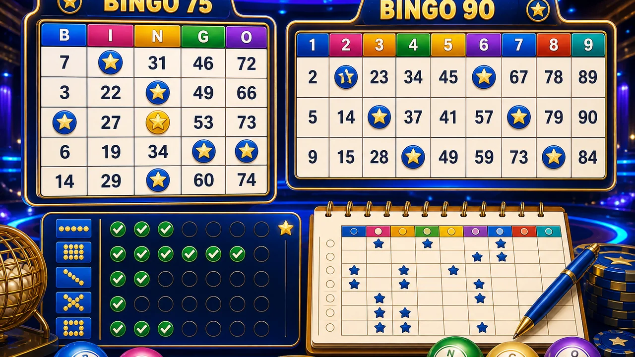 Cách đối chiếu vé và mốc thắng: 12bet so sánh bingo 75 bóng và bingo 90 bóng